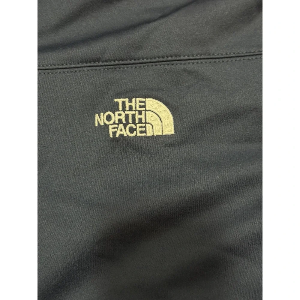 The North Face Soft Shell Jacket Mens XXL Blue 1/4 Zip Stretch Pullover